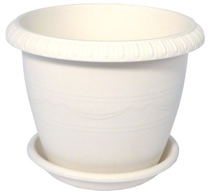 104-1 Горшок цветочный Le Jardin d=30 9.5 Л. Серый Цветочная коллекция