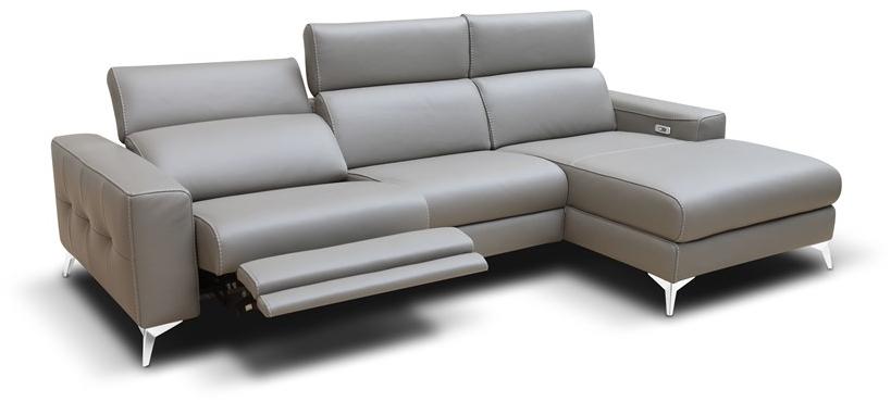 Rossini Sofas Кожаный диван-кресло с шезлонгом Emma sun-id-1373579 - Вид №3
