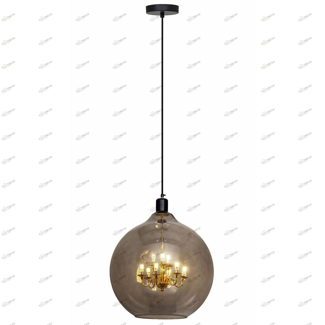 Подвесной светильник Loft IT Loft2584-D9GS LOFT IT ДИЗАЙНЕРСКИЕ, LOFT2584 222936 Дуб 