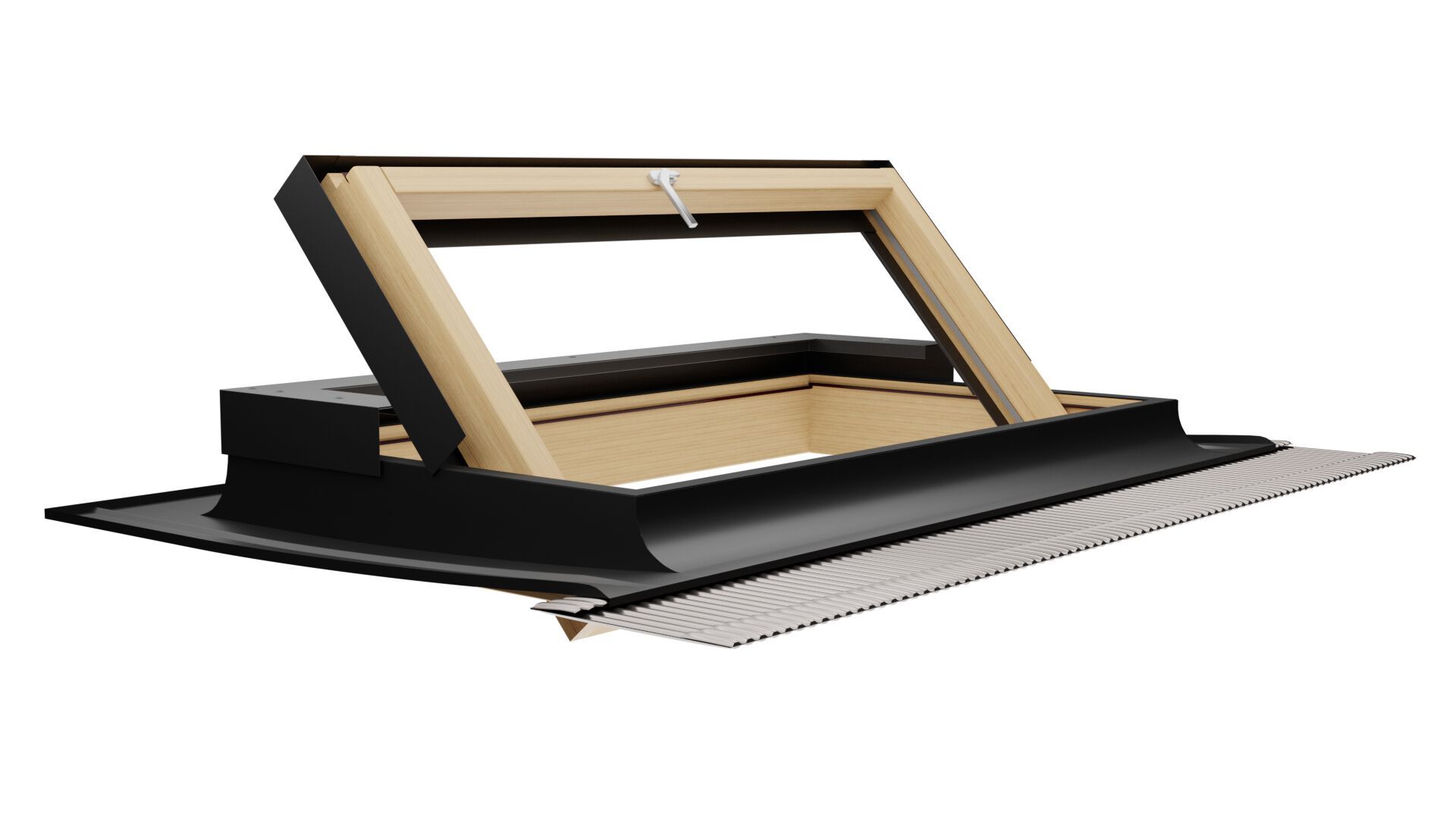 Алюминиевое и деревянное окно с навесной крышей Emica среда обитания ARCH-00060948 - Вид №8