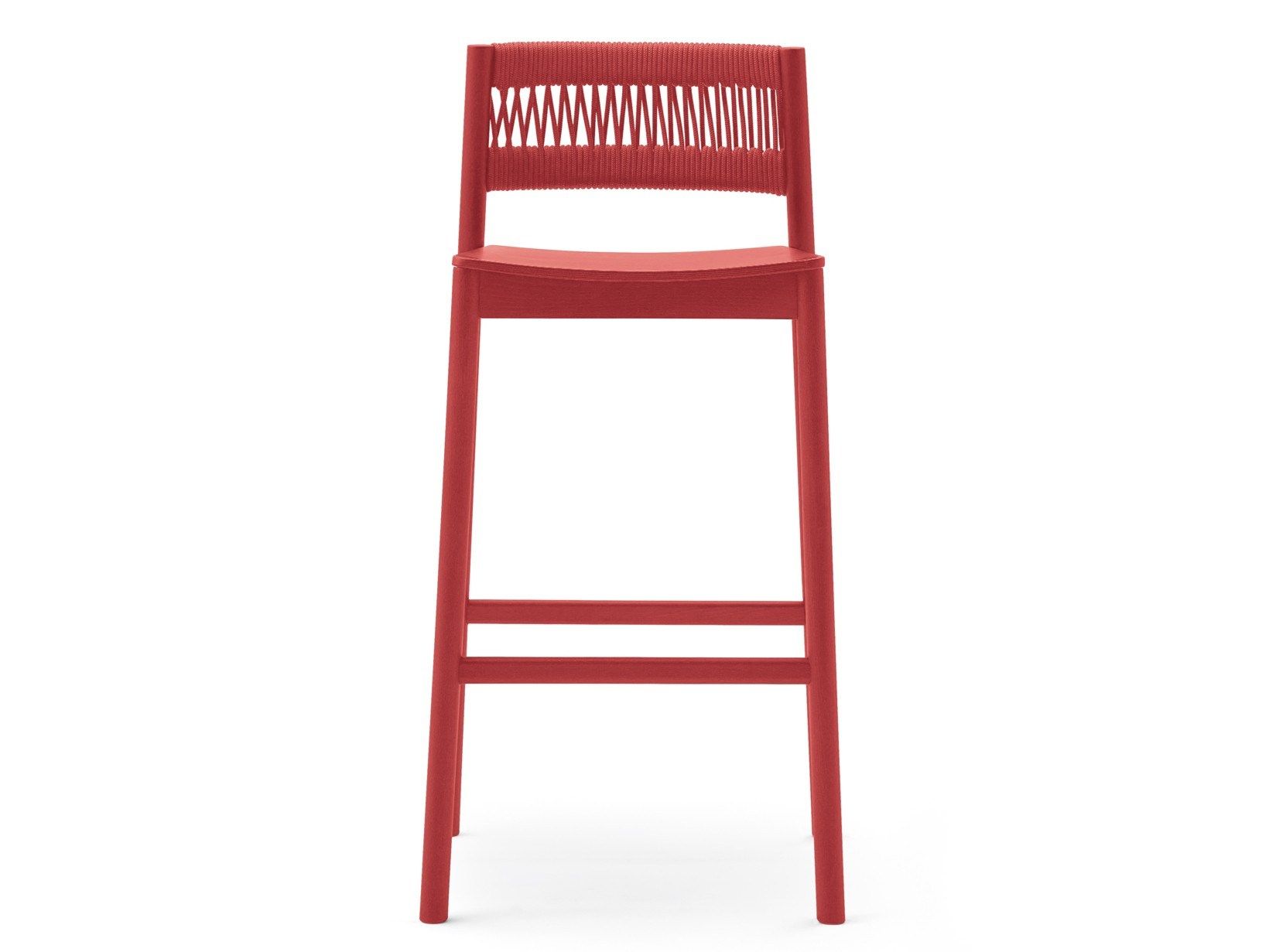 Высокий стул из бука и морской веревки Billiani Load ARCH-00101219 - Вид №1