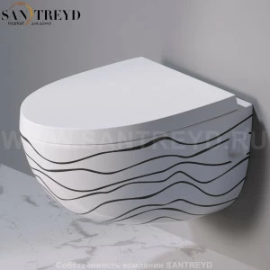 S511.410 Подвесной унитаз настенный Белый A. e T. Italia OVAL Италия