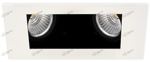 Arkoslight Многоточечный встраиваемый алюминиевый светодиодный прожектор Essentials sun-id-1452631