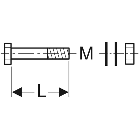 361.743.26.1 Комплект болтов Geberit PE Geberit  - Вид №2