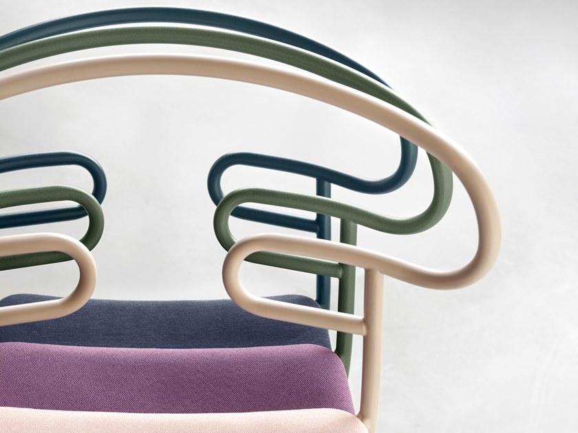 TrabA' Штабелируемый деревянный стул Genoa 0047-met - Вид №5