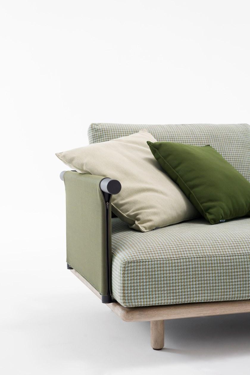 RODA Садовый диван 3 мест из ткани batyline® Eden sun-id-1504231 - Вид №2