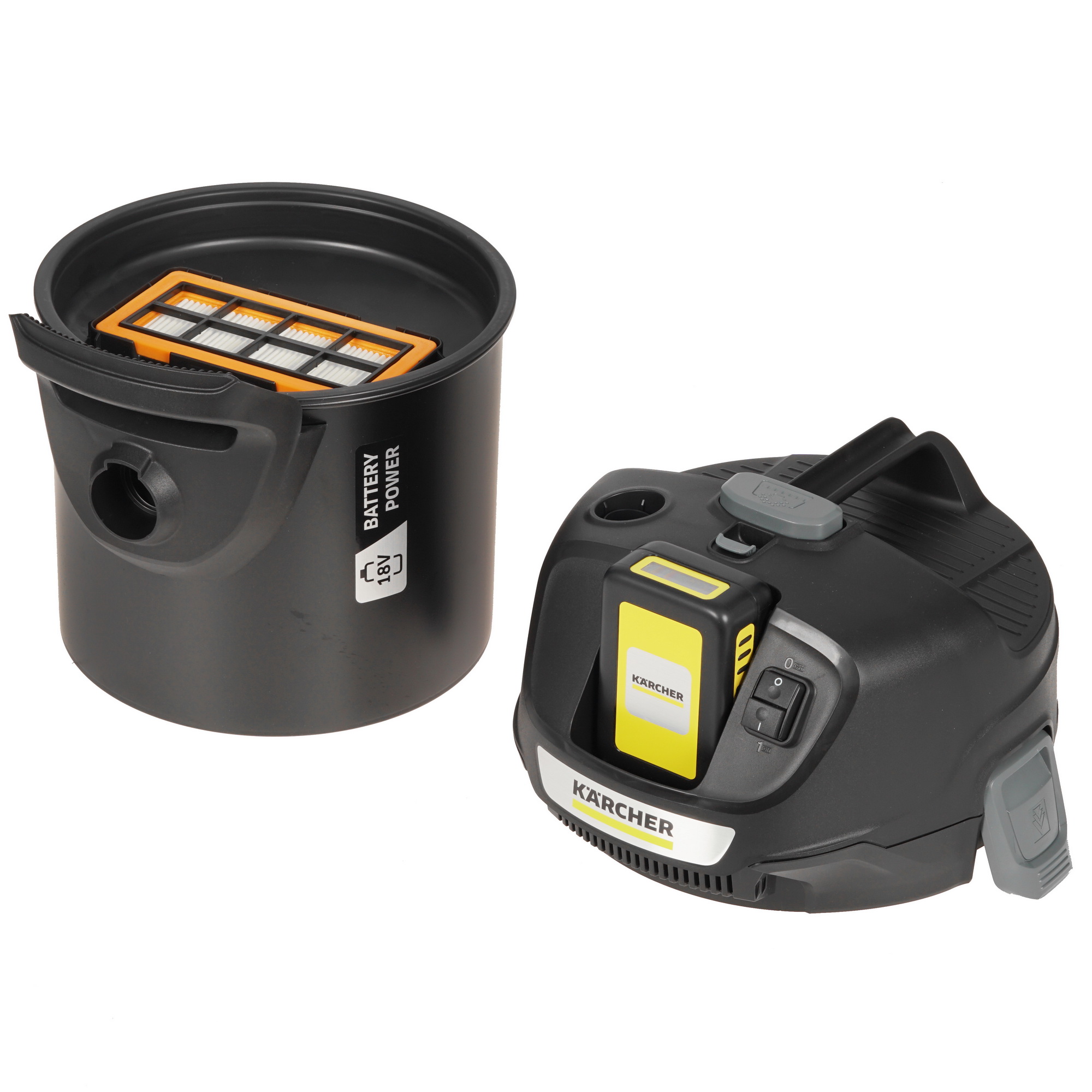 Пылесос для золы аккумуляторный Karcher AD 2 Battery Set 5322800 STDN-0075492 - Вид №6