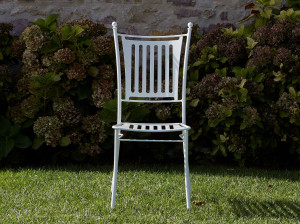 Штабелируемый садовый стул из нержавеющей стали