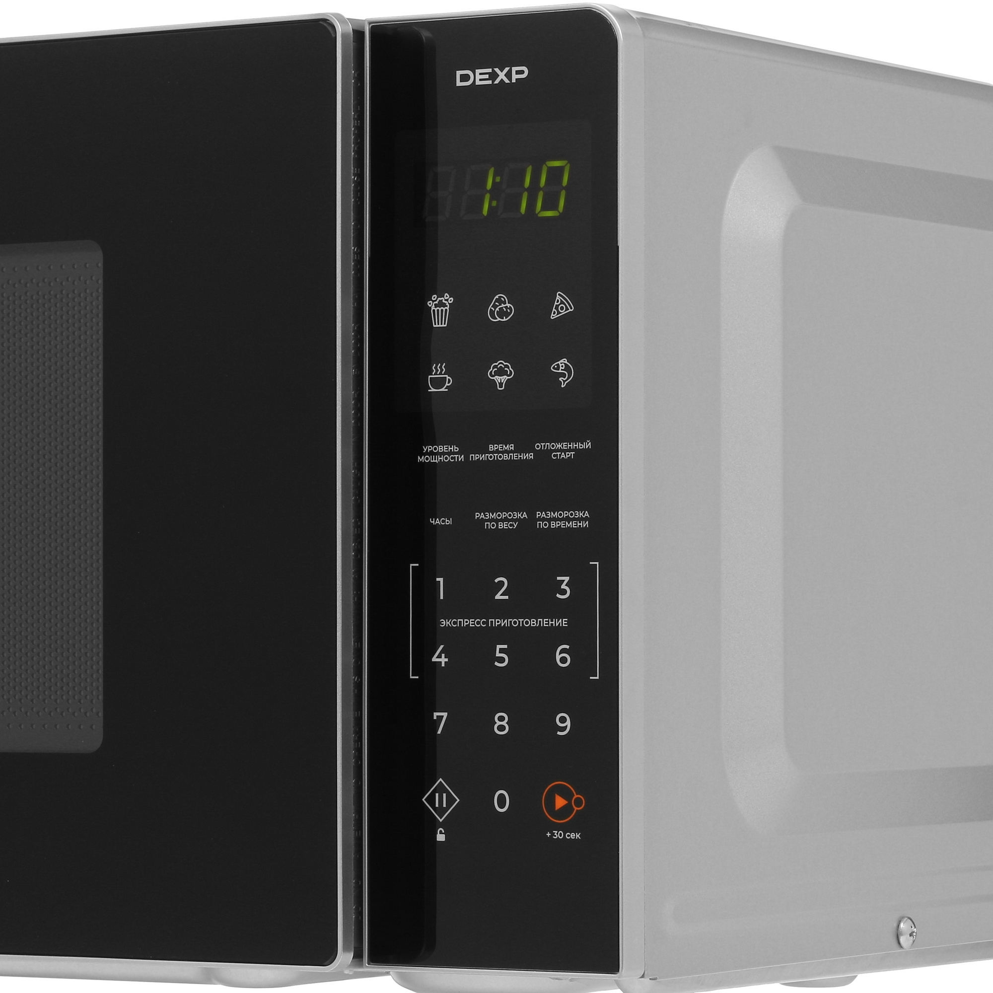 5426878 Микроволновая печь DEXP EL-90 серебристый STDN-0056622 - Вид №3