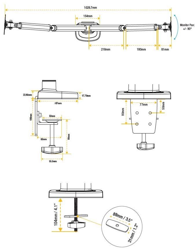 Fellowes Настольная подставка для монитора sun-id-1384982 - Вид №6
