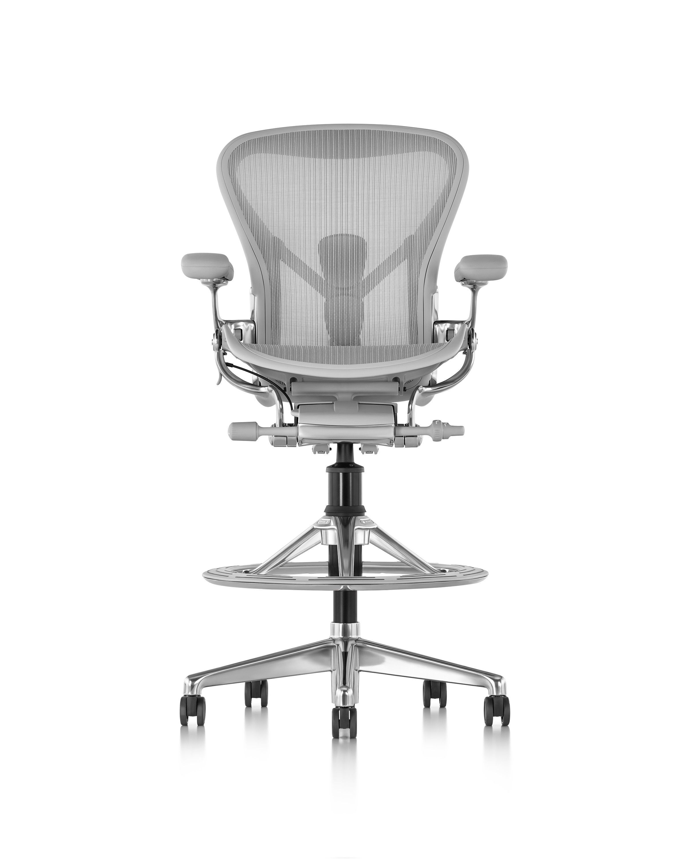 5 спиц поворотный офисный стул с подлокотниками Herman Miller Aeron ARCH-00029451 - Вид №32