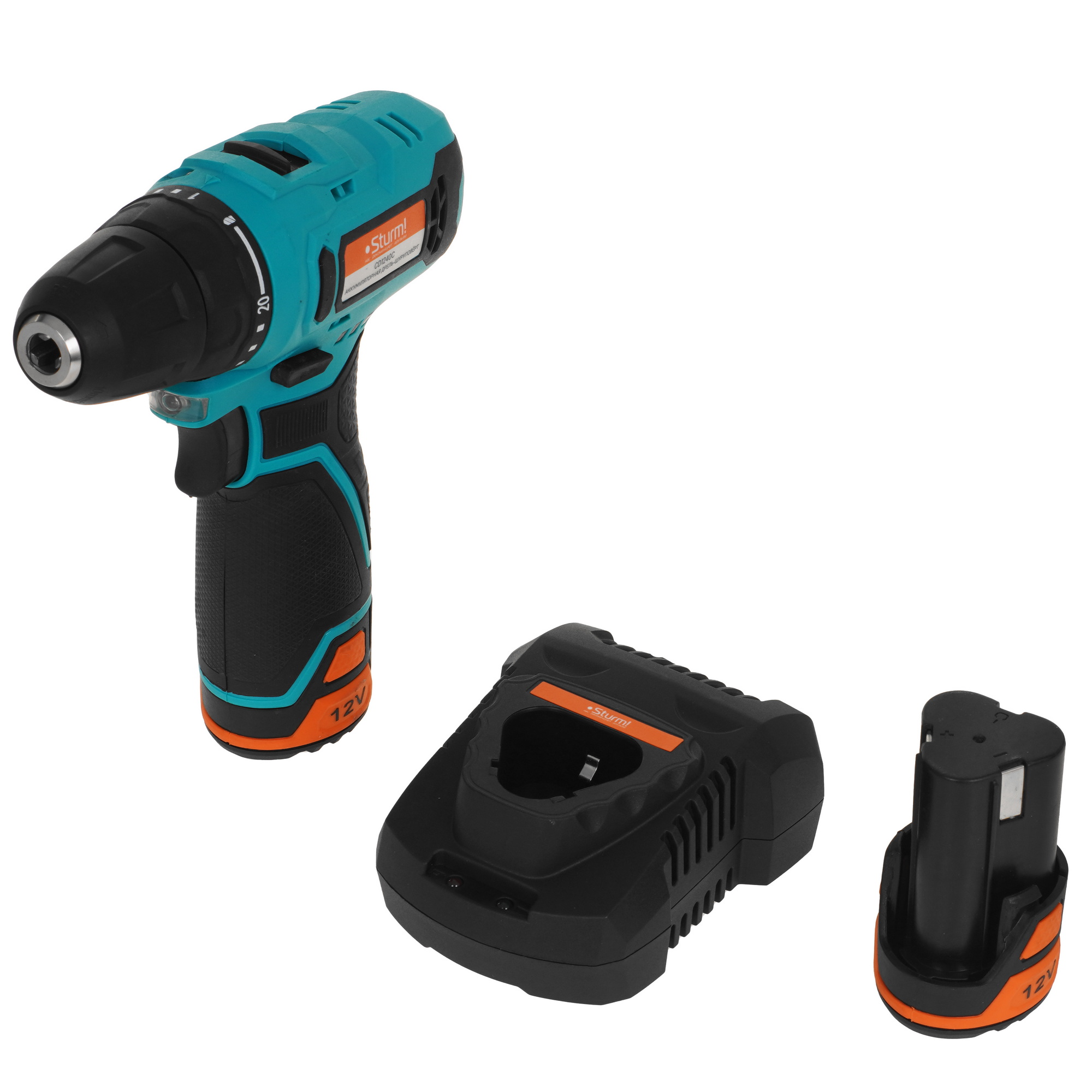 Дрель-шуруповерт Sturm! CD1240C 1BatterySystem 12V 5451833 STDN-0119052