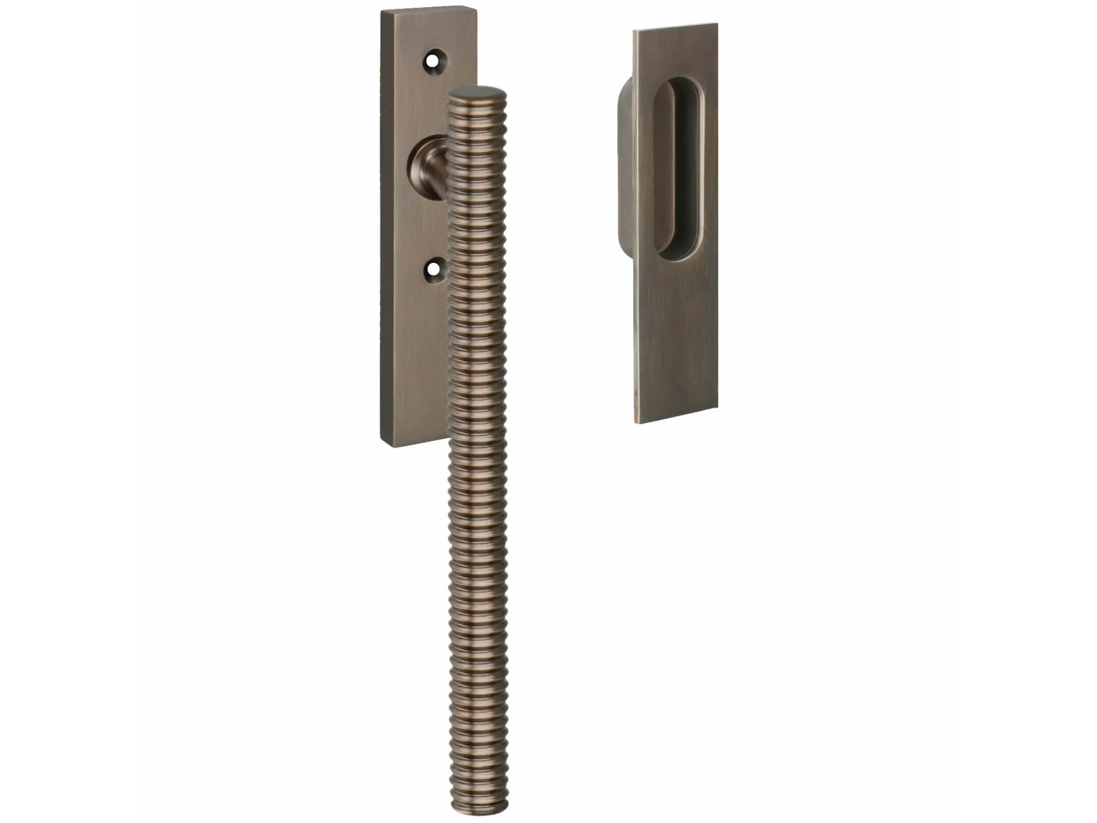 Утопленная латунная ручка на пластине Quincalux London ARCH-00101855 - Вид №1