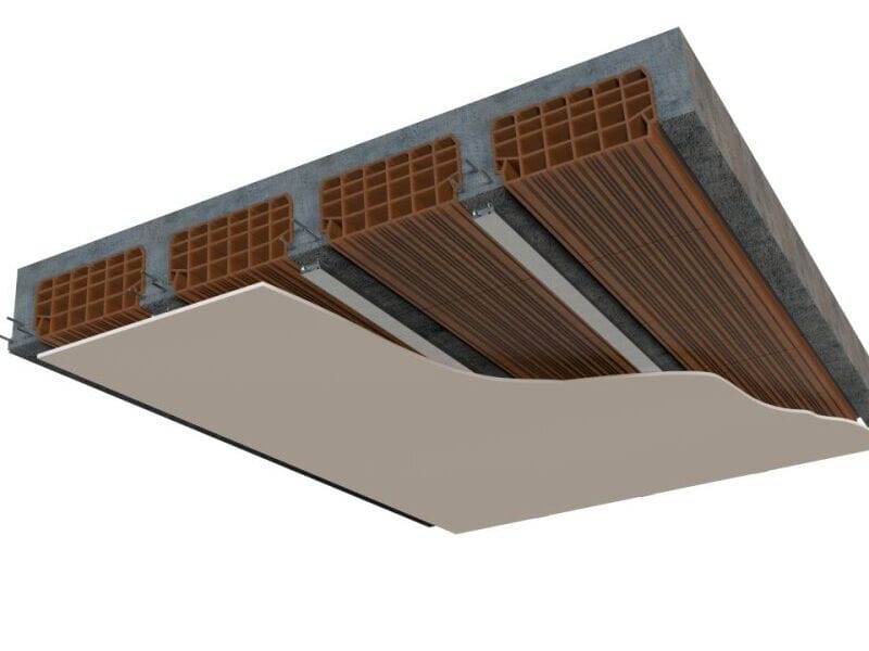 Столешница с защитой от трещин в адгезии к перекрытию Knauf Italia D111 ARCH-00055987