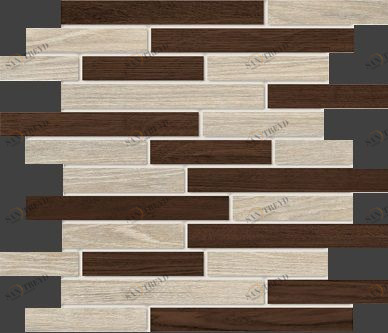 Граните Вуд Классик Мозаика олива - венге 300x358 Керамика Будущего sun-id-323247