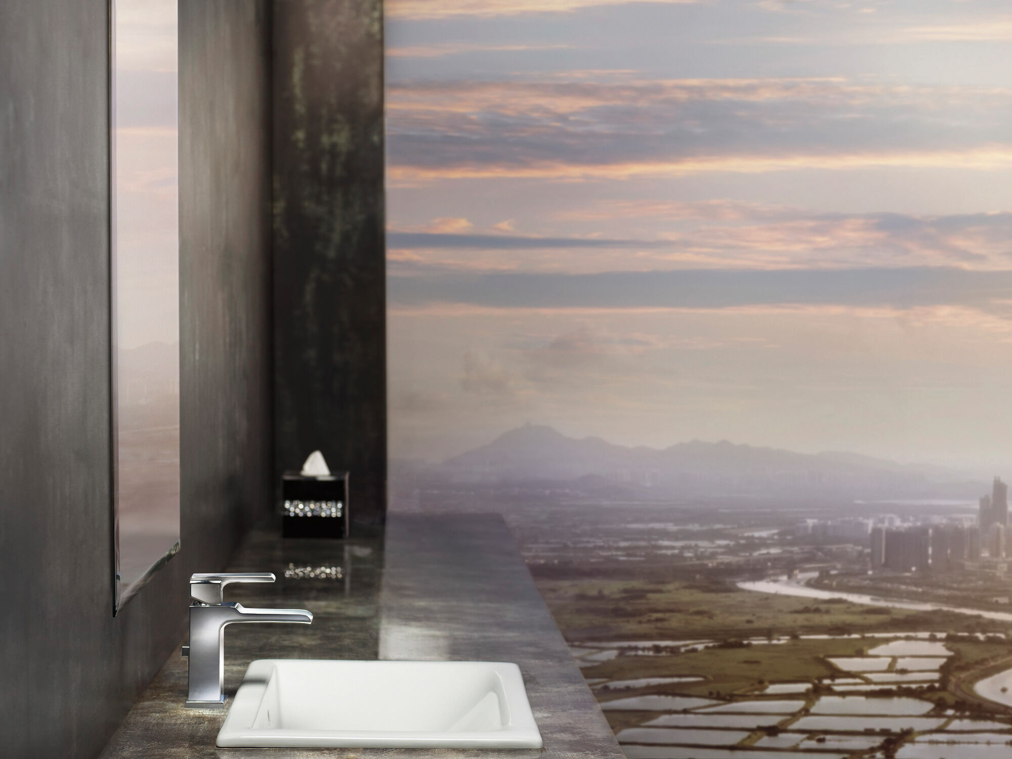 568LF-MPU Смеситель для ванной комнаты с одной ручкой Delta Faucet Ara Хром - Вид №3