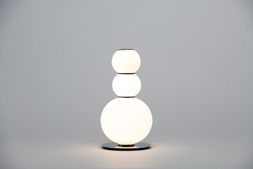 Formagenda Настольная лампа из светодиодного стекла с диммером Pearls sun-id-1427196 - Вид №6