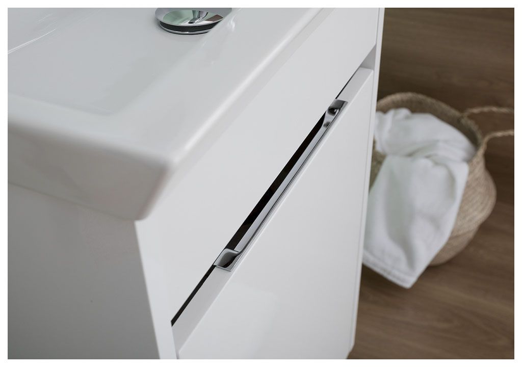 Тумба под раковину Aquanet Дувр 45 белый sun-id-275364 - Вид №7