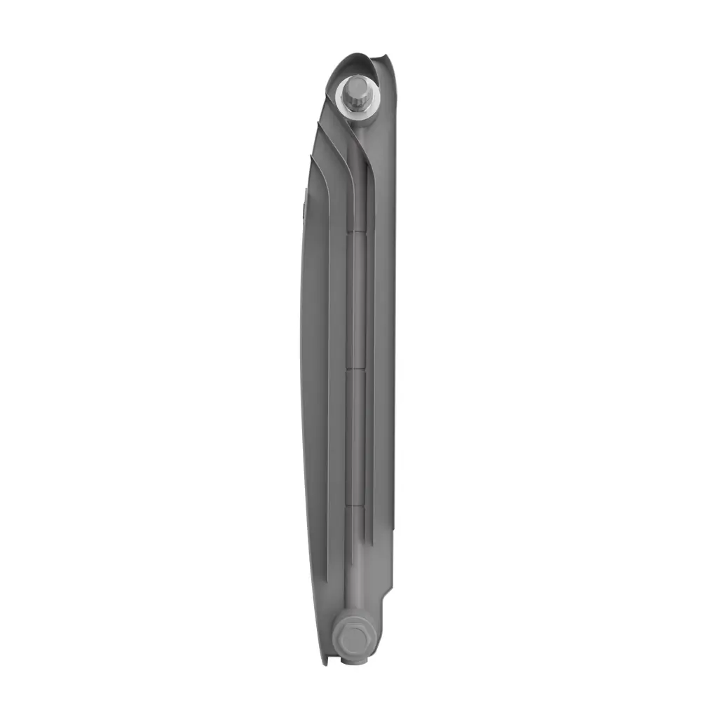 Радиатор секционный Royal Thermo Biliner 500/87 12 секций нижнее подключение биметалл серый 89391442 STLM-2007888 Отсутствует - Вид №2