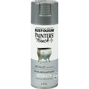 Краска аэрозольная Paint Touch полуматовая цвет алюминиевый 340 г