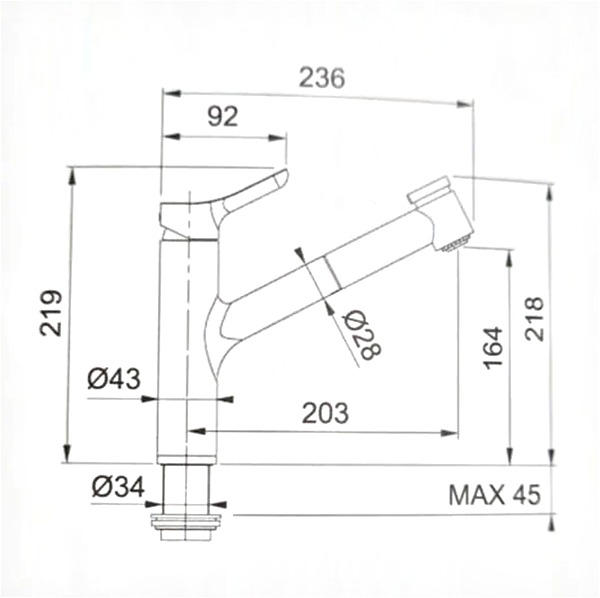 MS941002015 Смеситель для кухни , хром Webert Master - Вид №1