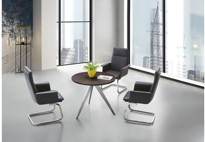 Arrediorg.it® Круглый деревянный стол для гостиной Platinum Pg-b19d-90d - Вид №1