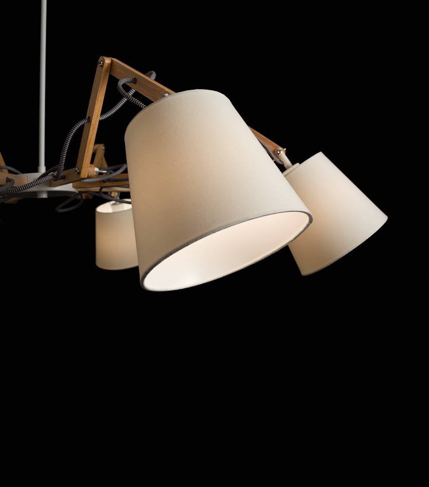 Подвесная люстра Arte Lamp Pinoccio A5700LM-8WH ARTE LAMP ДИЗАЙНЕРСКИЕ, PINOCCIO WHITE 056375 Белый  - Вид №3