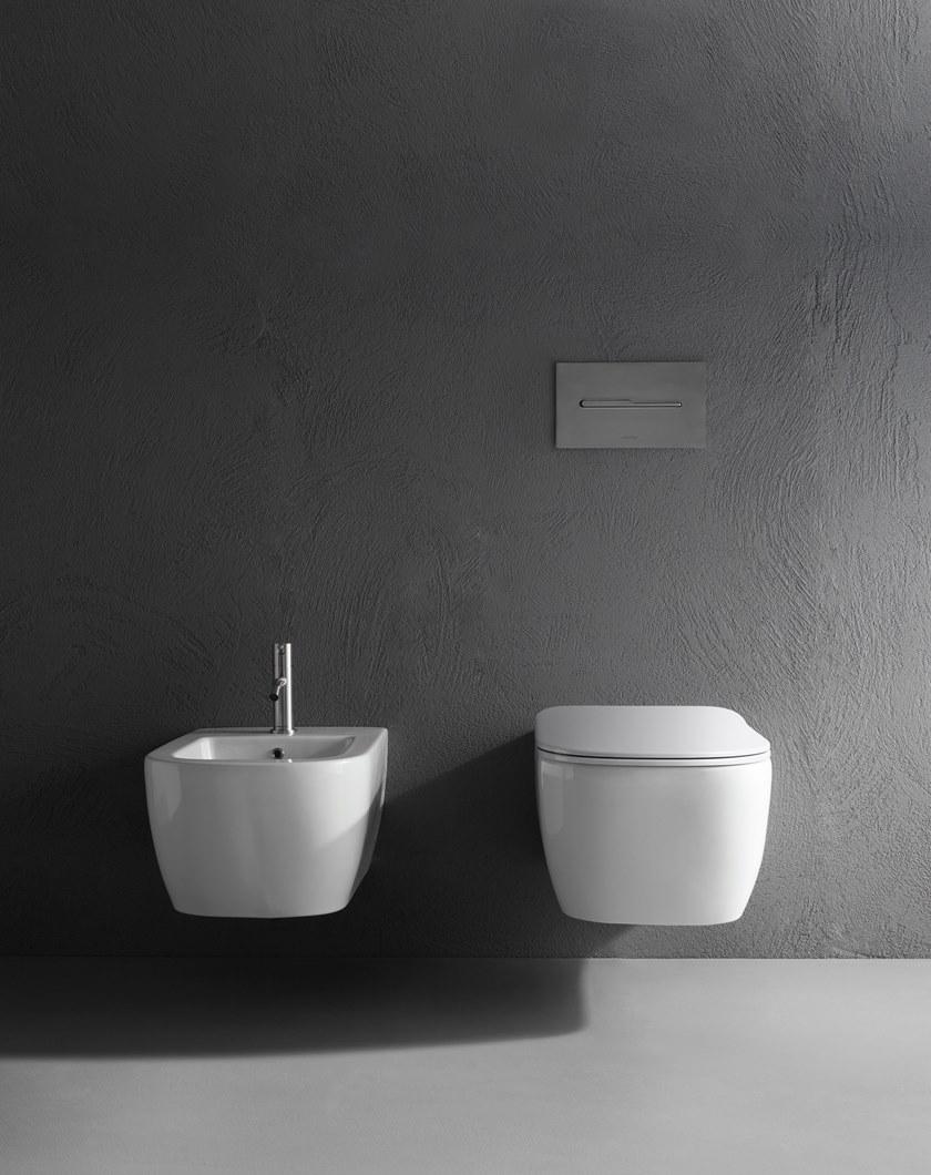 Подвесной унитаз настенный Белый Antonio Lupi Design KOMODO Италия Antoniolupi sun-id-1486407 - Вид №4