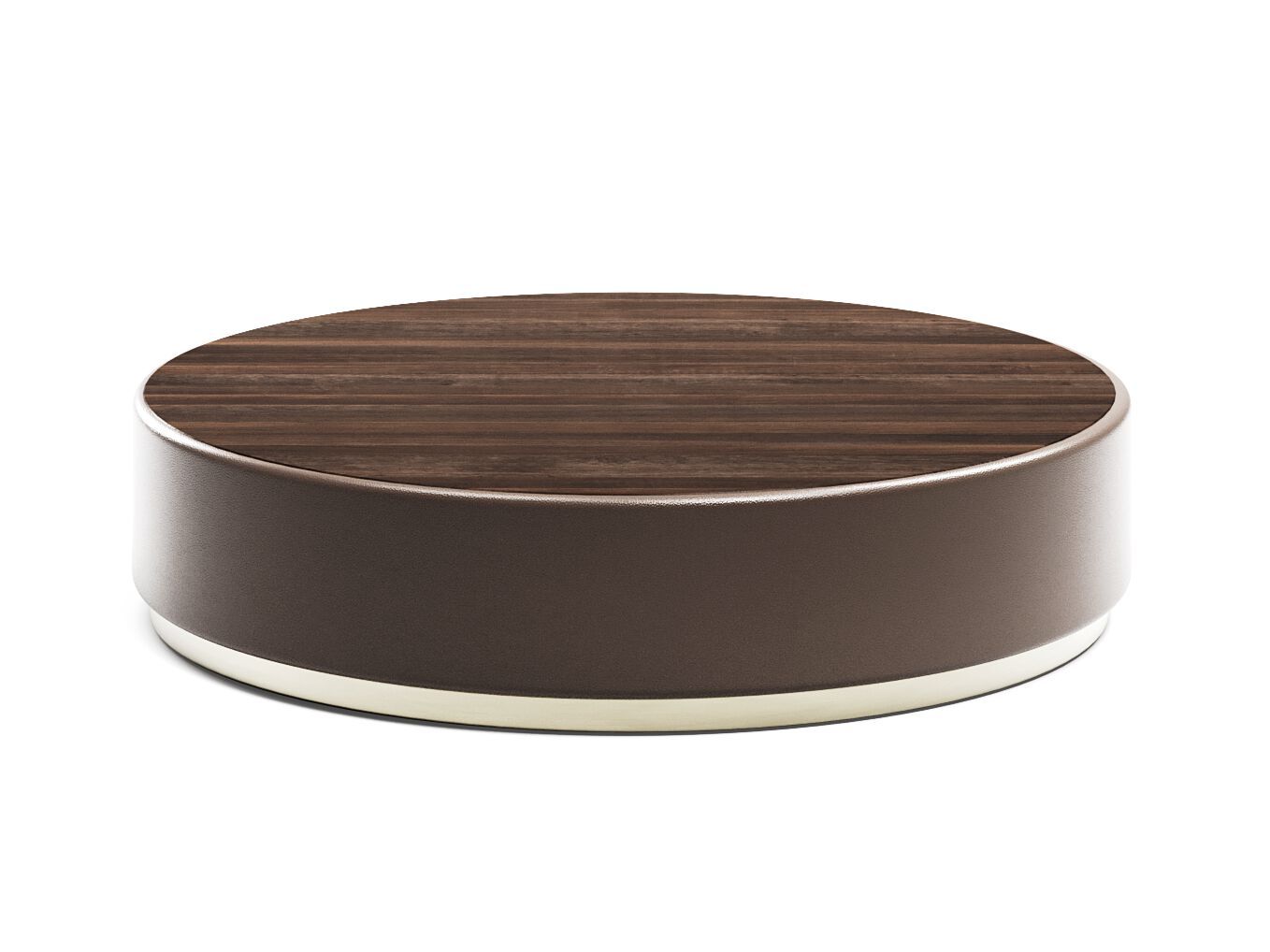 Деревянный низкий круглый журнальный столик Capital Collection Étoile ARCH-00117848