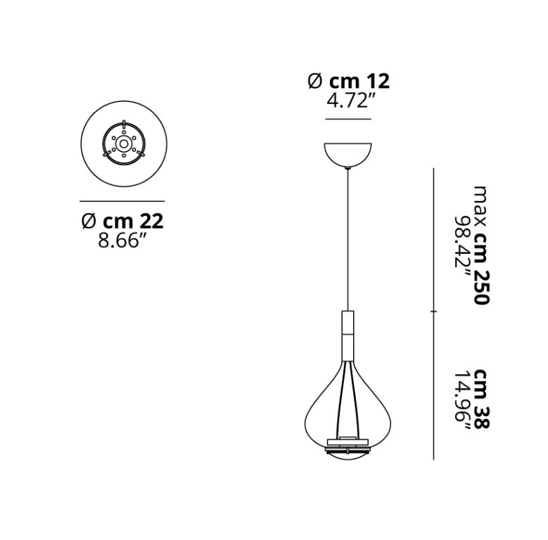Studio Design Sky-Fall Medium SO1 148001 светильник подвесной Studio Italia Design 109973 - Вид №4