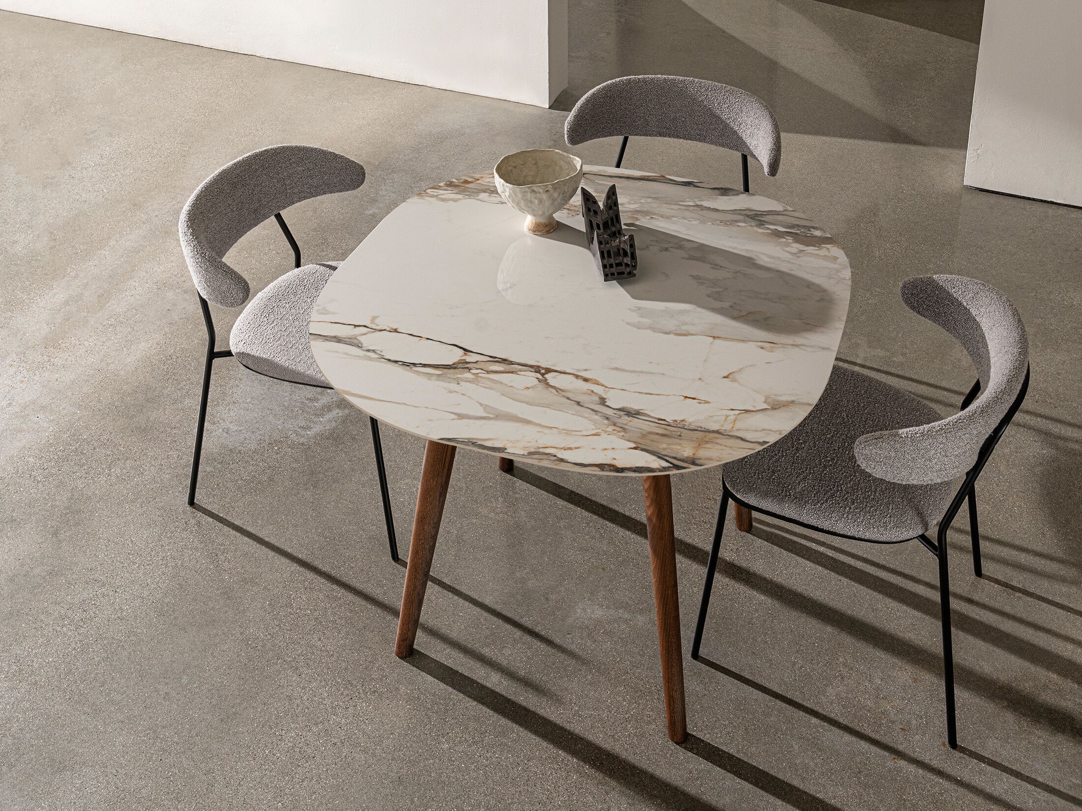 Керамический квадратный стол Sovet Italia LEWOOD SHAPED ARCH-00092832 - Вид №1