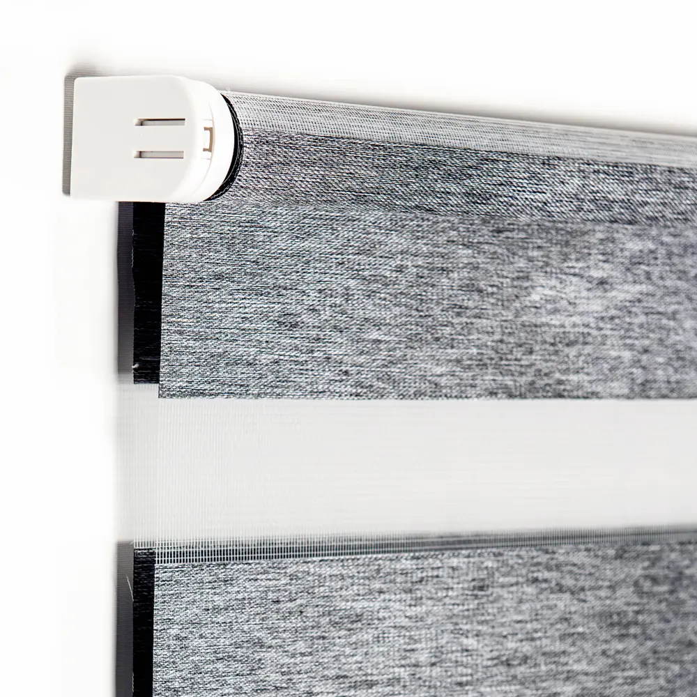 Штора рулонная день-ночь блэкаут Miamoza 160x175 см серая Д/Н BLACKOUT STLM-2126903 - Вид №1