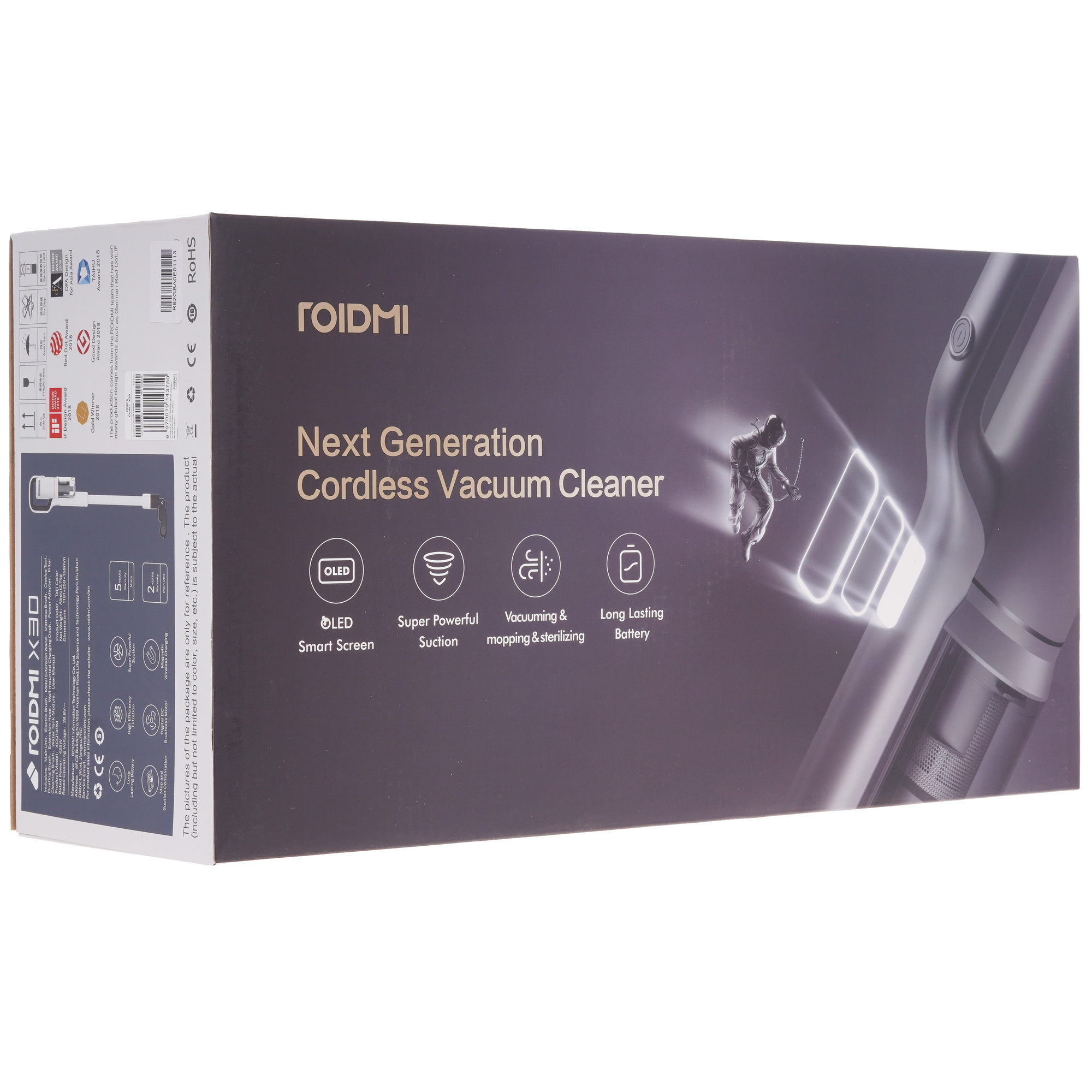 5003556 Пылесос  вертикальный  Roidmi X30  белый STDN-0108733 - Вид №10