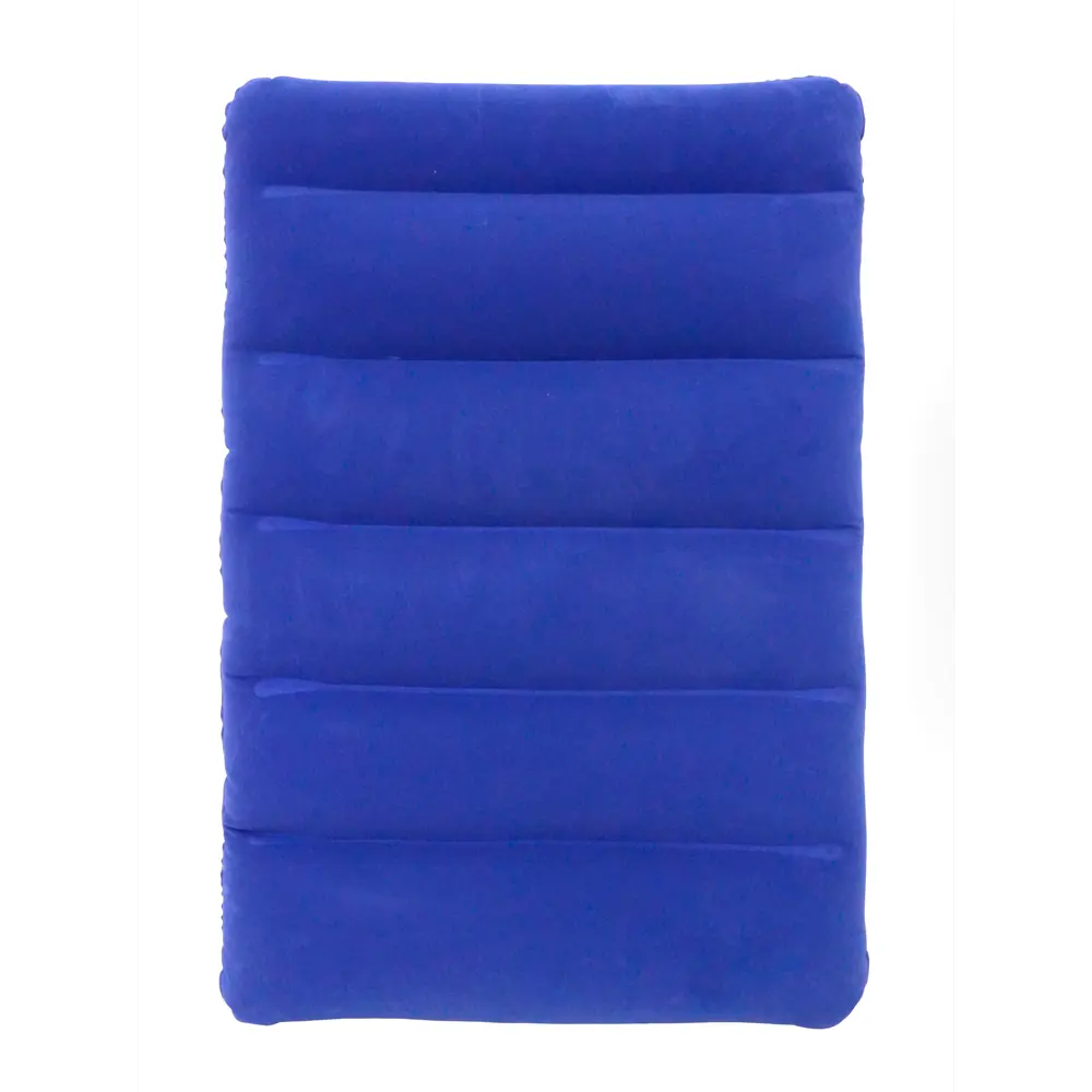 Надувная подушка флокированная ПВХ 10x31 см синяя Santreyd STLM-2188676