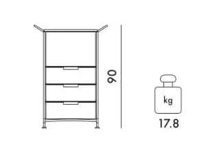 Офисный комод из ПММА Kartell MOBIL ARCH-00027021 - Вид №169