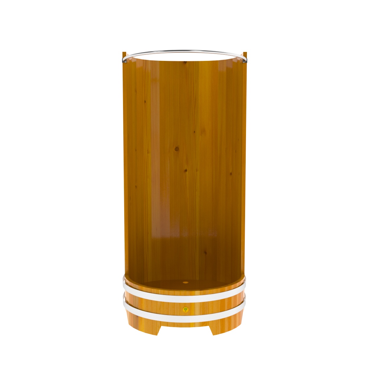 2212 Душевая кабина с держателем для шторки Натуральная Рустик Alyarus  - Вид №2