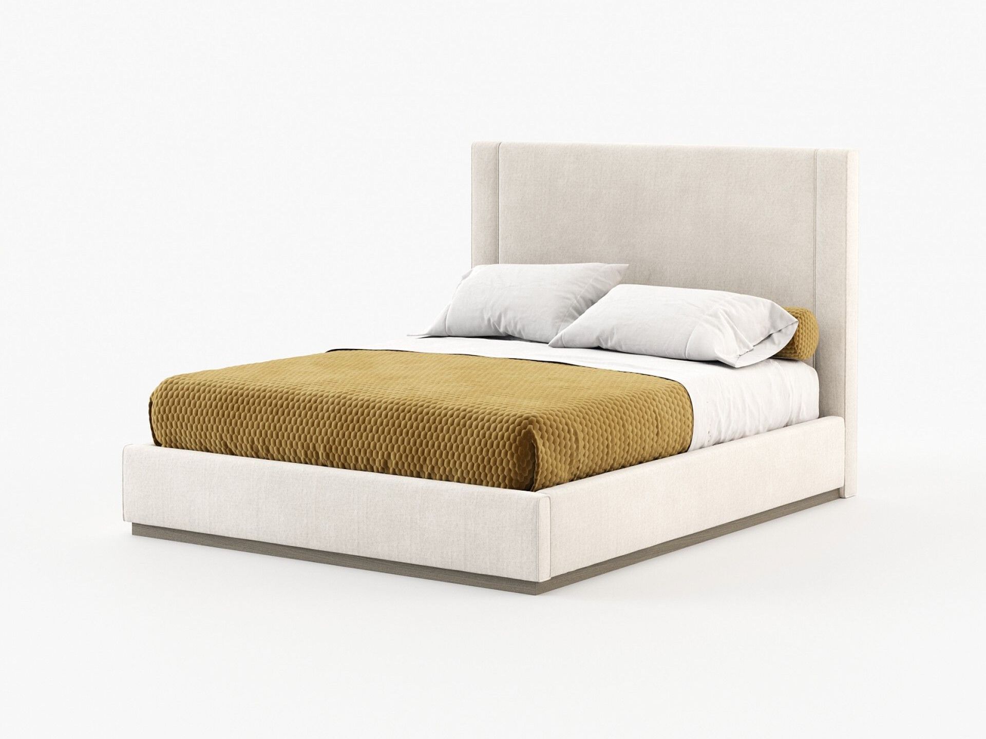 Двуспальная кровать из льна Laskasas CORIN ARCH-00133257 - Вид №3