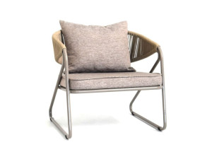 Ткань сад стул с подлокотниками