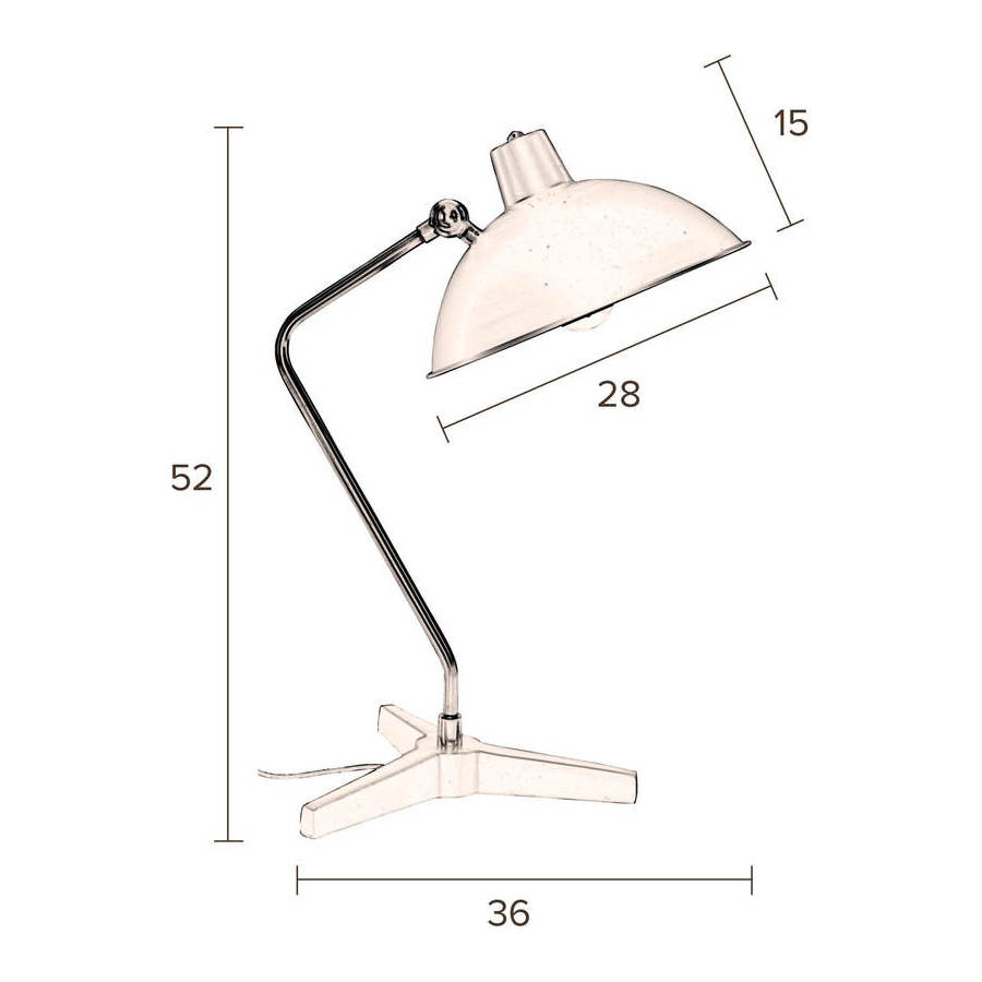 Лампа настольная Devi, черная Dutchbone 5200037 - Вид №7