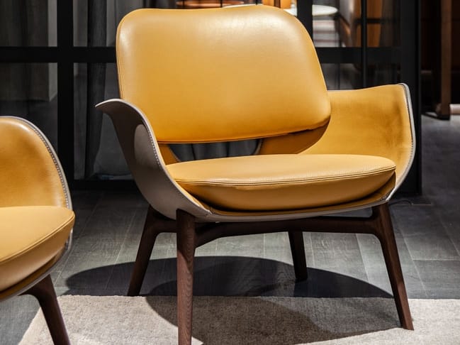 Кожаное кресло с подлокотниками Poltrona Frau коллекция-диваны и кресла ARCH-00115103 - Вид №7