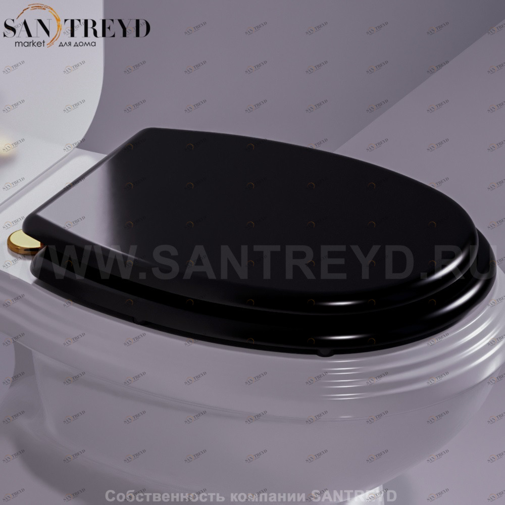 AR003D02NEROOR Крышка сиденье для унитаза Simas Arcade