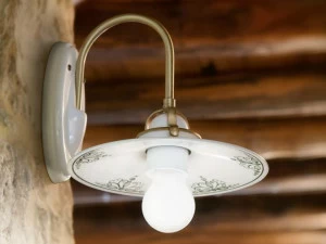 Aldo Bernardi Настенный светильник из керамики с фиксированным кронштейном Tesa