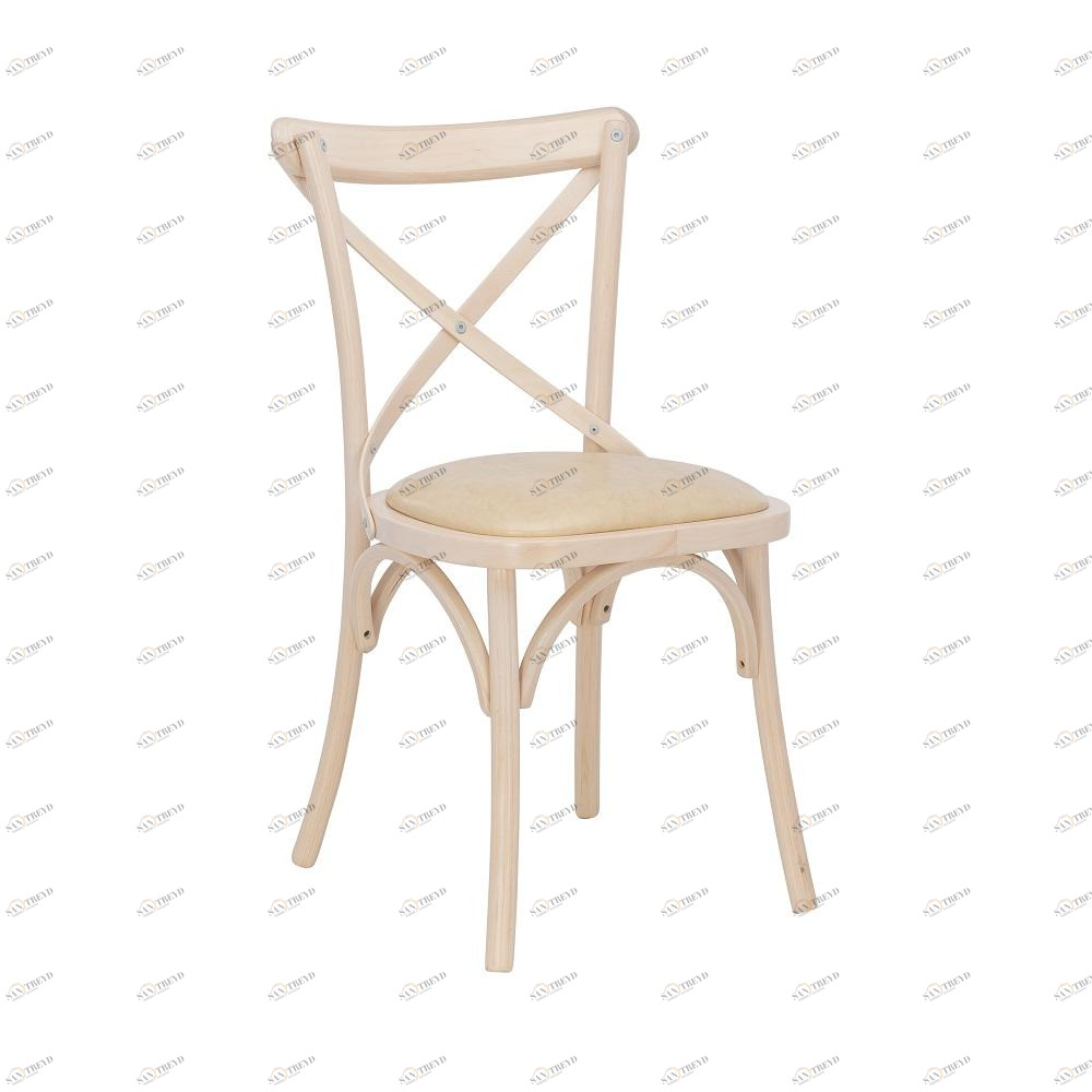 Стул мягкий с деревянной спинкой бежевый Leset "Грид" IMPEX  00-3967297 Бежевый 