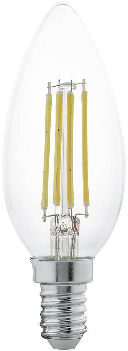 11496 Лампа светодиодная филаментная E14 4W 2700К прозрачная Eglo LM_LED_E14