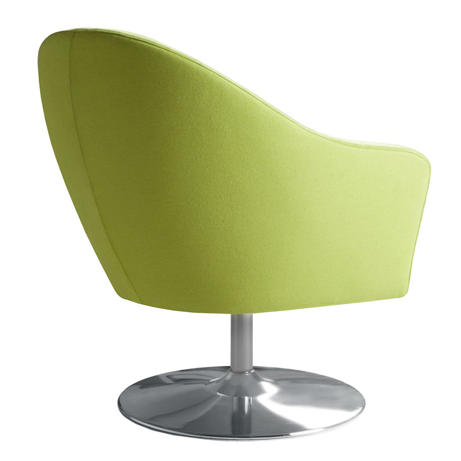 Кресло Shell, лаймовое Sits S1624 - Вид №6