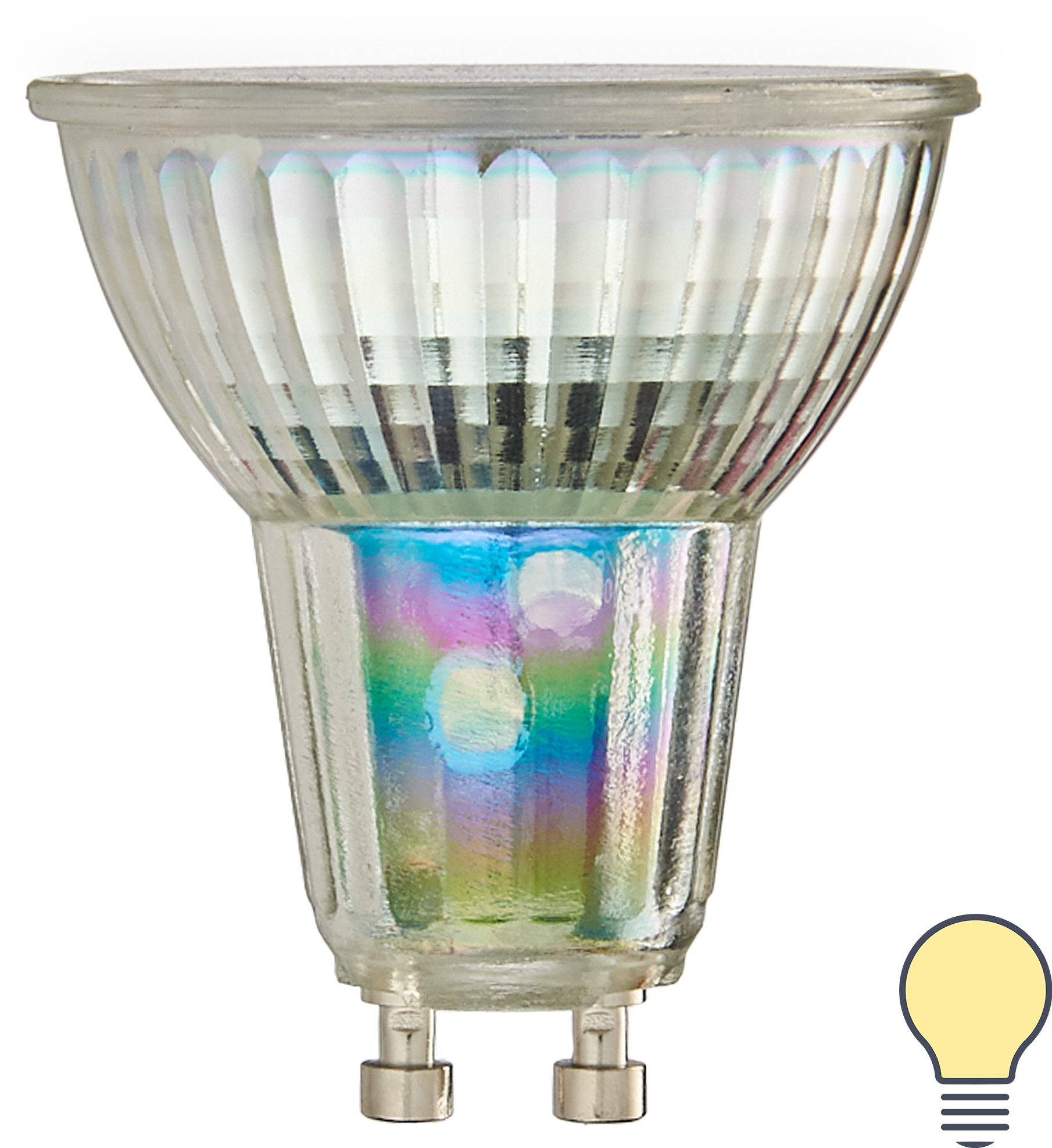 89143912 Лампа умная светодиодная Wi-Fi Osram Smart Plus GU10 220-240 В 5 Вт спот матовая 350 лм, теплый белый свет STLM-0079049 LEDVANCE