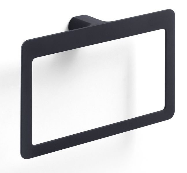 PI70(14) Gedy G-Pirenei, полотенцедержатель - кольцо, цвет черный матовый 