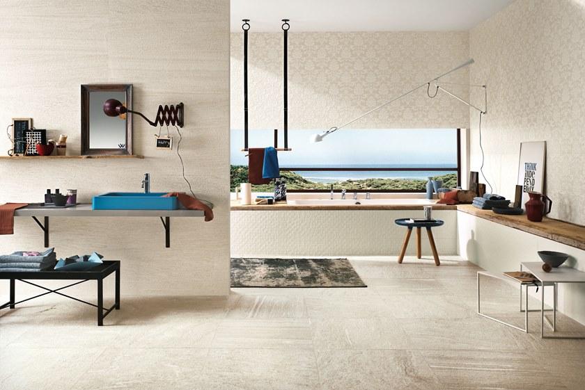 Italgraniti Трехмерная мозаика из белой керамики с эффектом камня Stone plan wall sun-id-1453187 - Вид №3