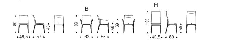 Кожаный мягкий стул Cattelan italia Аркадия ARCH-00056732 - Вид №9