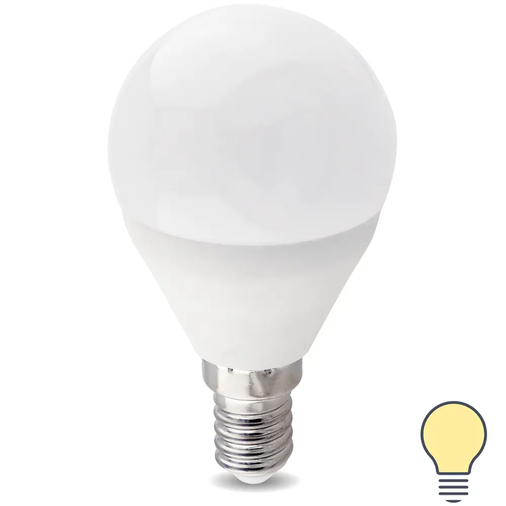 Santreyd LED лампа E14 шар 8Вт теплый свет для уютного интерьера 82991700 STLM-1546601